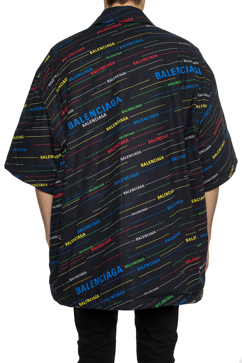 Balenciaga short sleeve on sale shirt